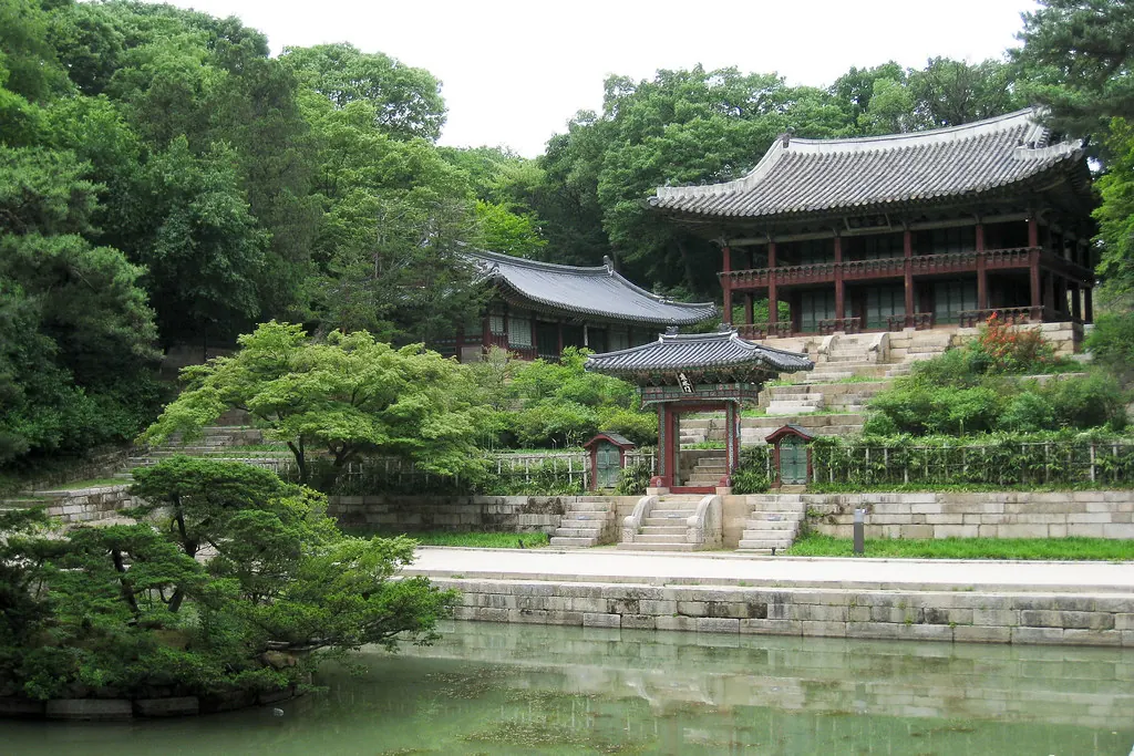 창덕궁 부용지와 주합루